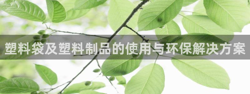 太陽集團城娛6543官網：塑料袋及塑料制品的使用與環(huán)保解決方